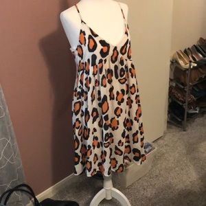 Large Leopard Print Summer Dress